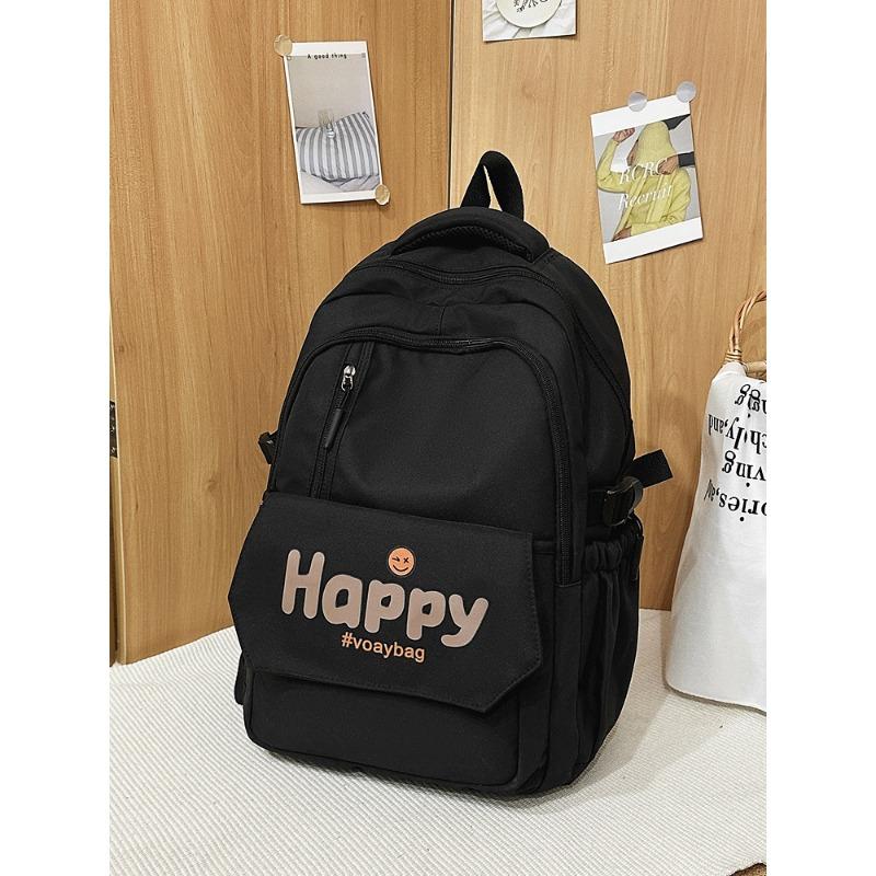 Casual large-capacity shoulder backpack New college student high school student backpack travel bag