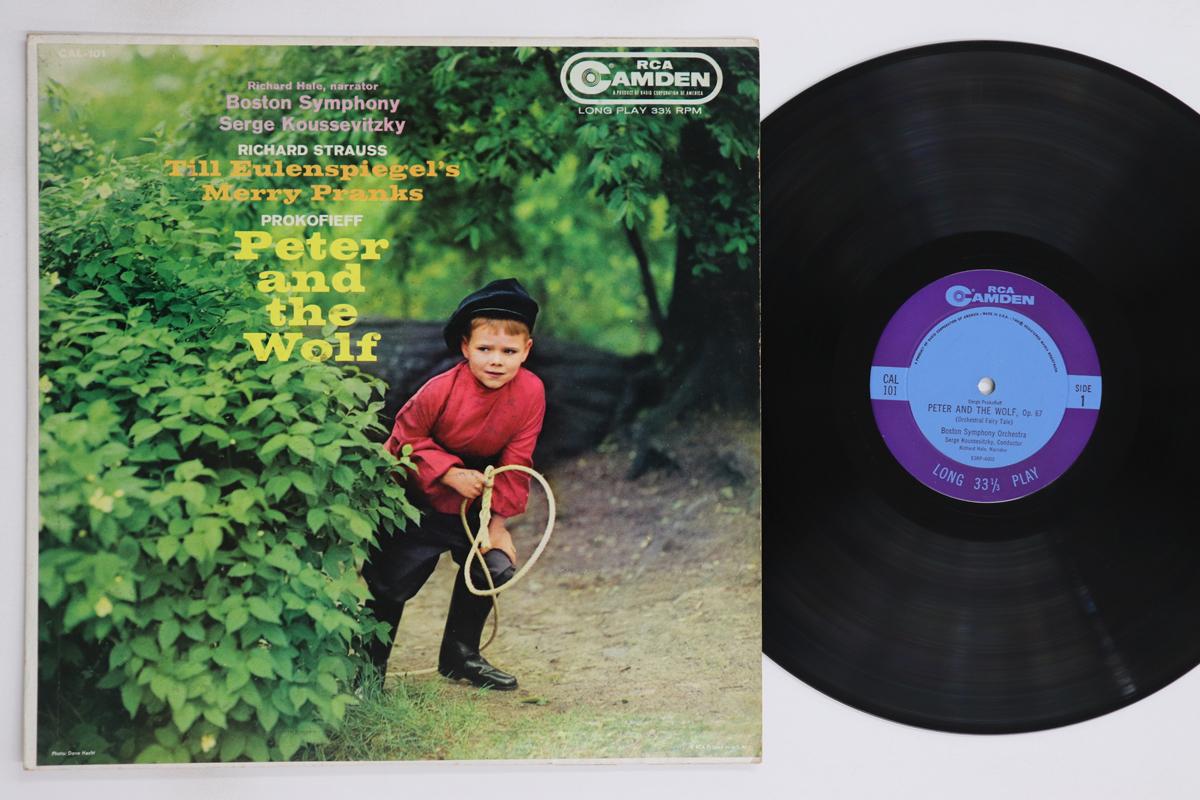 

LP Record SERGE KOUSSEVITZKY, BOSTON SYMPHONY - R Strauss Till Eulenspiegels Merry CAL101 RCA CAMDEN US Classical Used