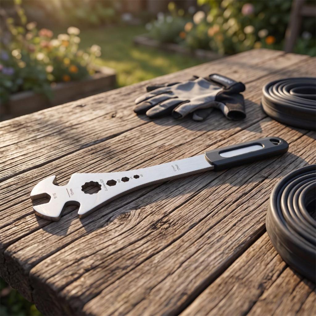 Bike Pedal Wrench Sturdy Versatile for Workshop, Mechanics