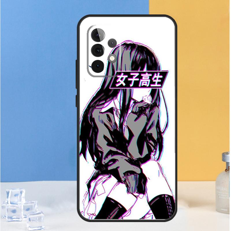 Sad Anime Aesthetic Senpai For Samsung Galaxy A13 A33 A53 A36 A26 A05 A06 A16 A54 A34 A14 A32 A52 A55 A35 A15 A56 Case