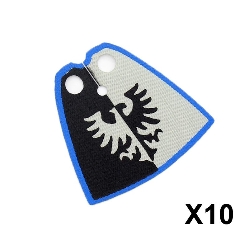 Medieval Castle Soldier Figure Equipment Building Blocks Lion Black Eagle Knight Waffen Accessories Shield Vest Cloak Brick Toys