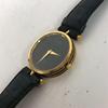 Used GUCCI Gucci Watch Quartz Vintage Black Black Gold Gold Sale SALE Very Popular Top Grade Masterpiece Excellent Luxury Special Carefully Selected
