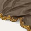 Silk Islamic Turban Long Sequin Wraps Shawl Elegant Women Headscarf  Ladies Turban