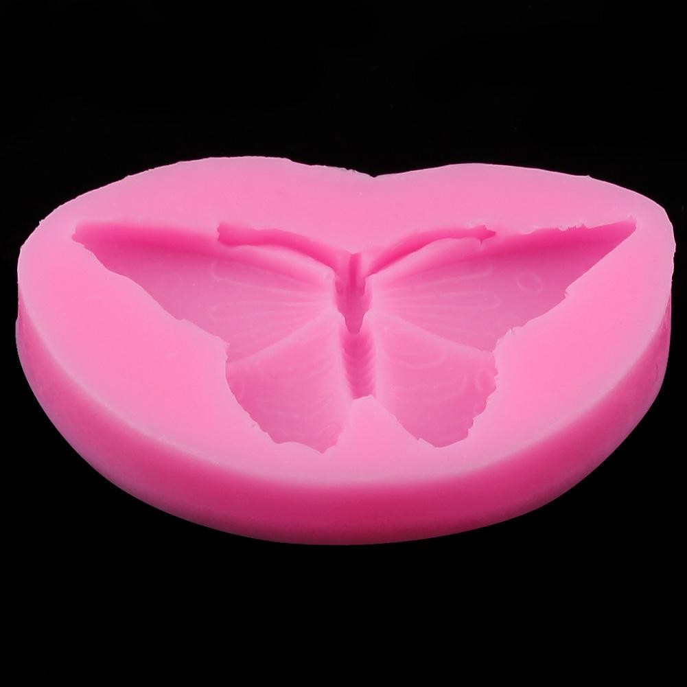 Butterfly Shape Silicone Baking Mold Candy Chocolate Fimo Clay DIY Craft Cupcake Fondant Cake Decorating Tool