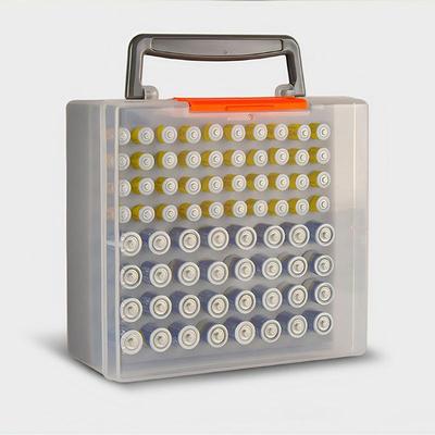 Home Drawer Organization Dispenser Holder 72 AA AAA Batteries Battery Box Case Garage Container Battery Storage Organizer Holds
