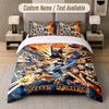 Haikyuu 3Pcs Bedding Set, Personalized Custom Name Text, 1 Duvet Cover & 2 Pillowcases For Bedroom