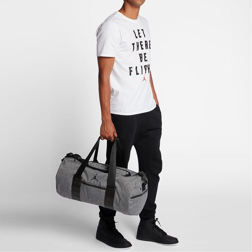 Jordan Large Capacity Outdoor Travel Sports Polyester Gym Bag Unisex bags Gray BA8064-063