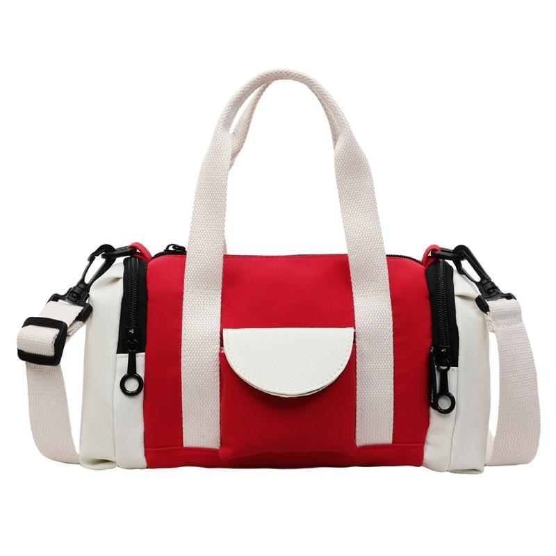

Сумка кроссбоди с цветными блоками, спортивная сумка, дорожная сумка для коротких поездок красный