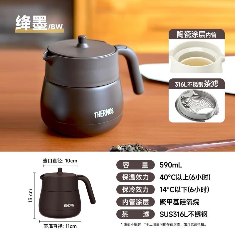 THERMOS 590ml Stainless Steel Insulated Kettle