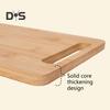 Bamboo Cutting Board Thickened Double-Sided Chopping Board for Meat And Vegetables Kitchen Chopping Panel with Vertical Storage Anti-Mildew Fruit