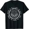 Wolf of Odin Norse Myth Warrior Motto TShirt 100 Cotton ONeck Summer Short Sleeve Casual Mens Tshirt Size S3XL