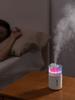 Mini Air Humidifier 180ML Portable Small Humidifier with 7 Colors Night Light Desktop Humidifier for Home Bedroom Office Yoga