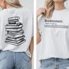 Booktrovert T-Shirt, Book Lover Shirt, Stack Of Books Clothing, Book Club Tee