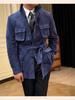 Ruishen Italian Retro Suede Plush Jacket - Autumn/Winter Casual Business Outerwear