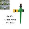 Garden Sprinkler 360° Rotation Irrigation Watering System Automatic Agriculture Lawn Farm Greenhouse Plant Watering Sprinkler