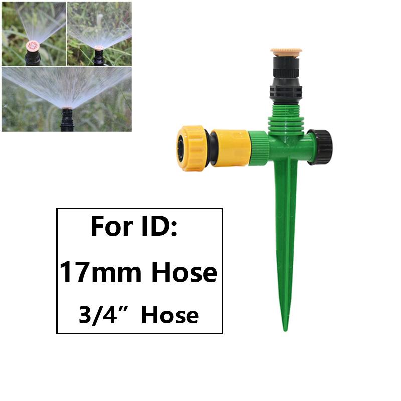 Garden Sprinkler 360° Rotation Irrigation Watering System Automatic Agriculture Lawn Farm Greenhouse Plant Watering Sprinkler