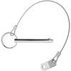 8 *76mm Stainless Steel 316 Boat Top Bimini Top Quick Release Ball Pin with Lanyard Marine Hardware Deck Hinge Replacement