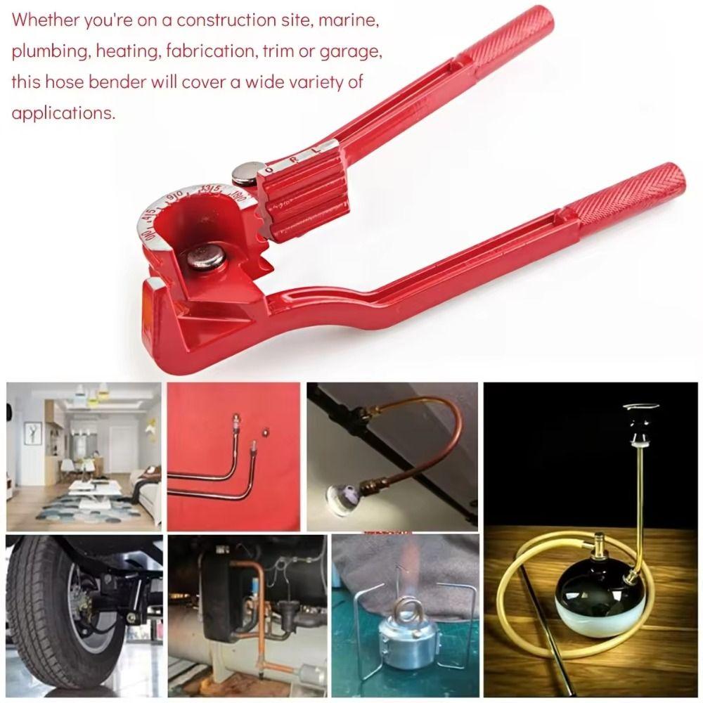 Heavy Duty Manual Bending Tool 6mm 8mm 10mm Fuel Line Curving Plier Pipe Bending Tool  Hand Tool