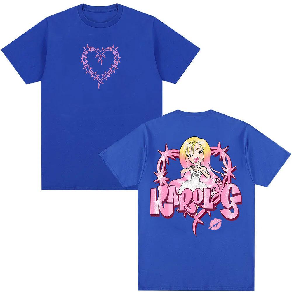 Karol G Album 2025 Graphic TShirt Men Women Kawaii Clothing Short Sleeve Tshirts Retro High Quality Fashion T Shirt Streetwear
