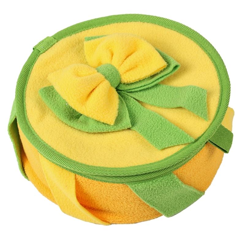 Dog Snuffle Puzzle Mat Boredom Pet Anxiety Reduce Pad Sniffing Mat Pet Supplies Antislip Dog Foraging Mat жёлтый