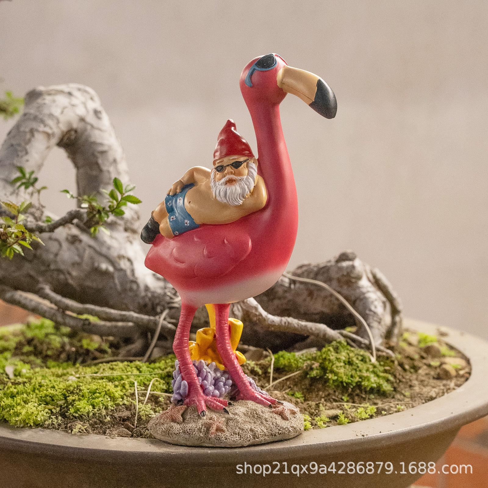 

JYL TS/183,Outdoor Solar Light Resin Gnome Dwarf Craft Statue Light for Garden Decor Lawn Lamp One Size багаті кармін кольору