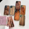 Wood Texture Art Phone Case For IPhone 16e 16 15 14 13 12 11 Pro Max X XS MAX Plus Spuerstar Matte Cover