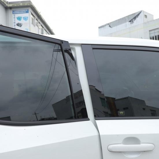 Black Car Window Door B Pillar Trim Cover For Toyota Land Cruiser LC250 24+