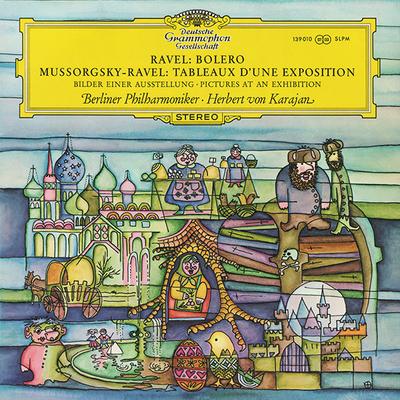 LP Record MAURICE RAVEL  MODEST MUSSORGSKY   Bolero  Tableaux Dune Exposition  139010 Deutsche Grammo Germany Classical Used