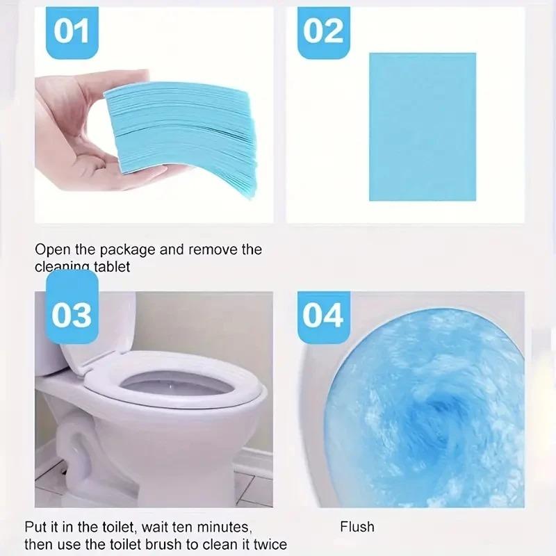 30/60/120Pcs Concentrated Floor Cleaner For Tile Wood Bathroom And Car Surfaces Powerful Floor Cleaning Sheets For Home