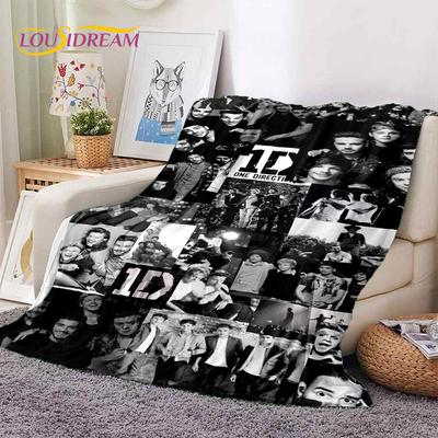 2025 Rock-One Direction Combinación 1D Estrella Manta Suave, Manta Suave para el Hogar Dormitorio Cama Sofá Picnic Viaje Cubierta Regalo