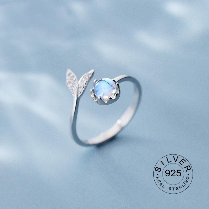 Xiaomi 925 Sterling Silver Zircon Rings For Women Geometric Fine Jewelry Finger Adjustable Geometric CZ  Ring For Party Birthday Gift