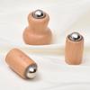 Wooden Facial Massage Roller Iron Ball Massage Tools Mini Hand-Held Facial Massager Skin Care Tools Easy To Clean And Use
