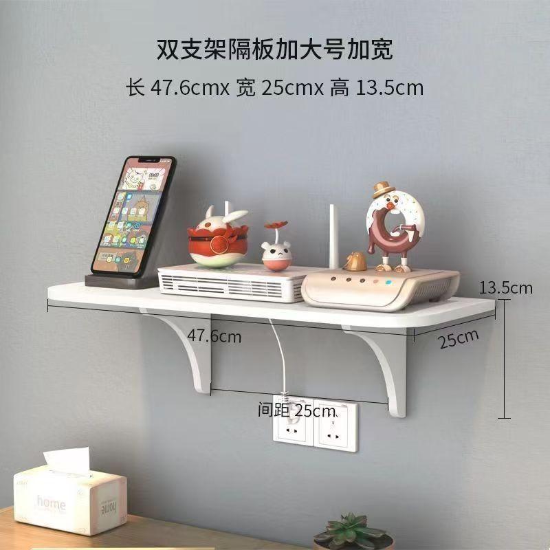 Router Organizer Environmentally Friendly Woodplastic Panels Handmade Mortise and Tenon Craftsmanship, Cable Management Box