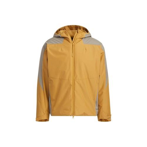 

adidas Water-Repellent Sports Long-Sleeve Jacket, Unisex, Wheat Brown L пшеничный/коричневый