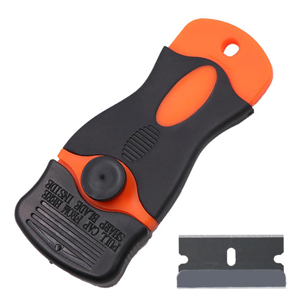 Plastikowe/Metalowe Skrobaki z Ostrzem do Czyszczenia Szyb Samochodowych, Folii Winylowej, Naklejek, Szkła, Ceramiki, Narzędzie do Usuwania Kurzu i Brudu, Rakla