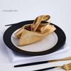Polyester Serving Fabric Napkin Cloth Table Dinner Plates Linen Handkerchief Towel Set For Hotel Wedding Party Events Decoration