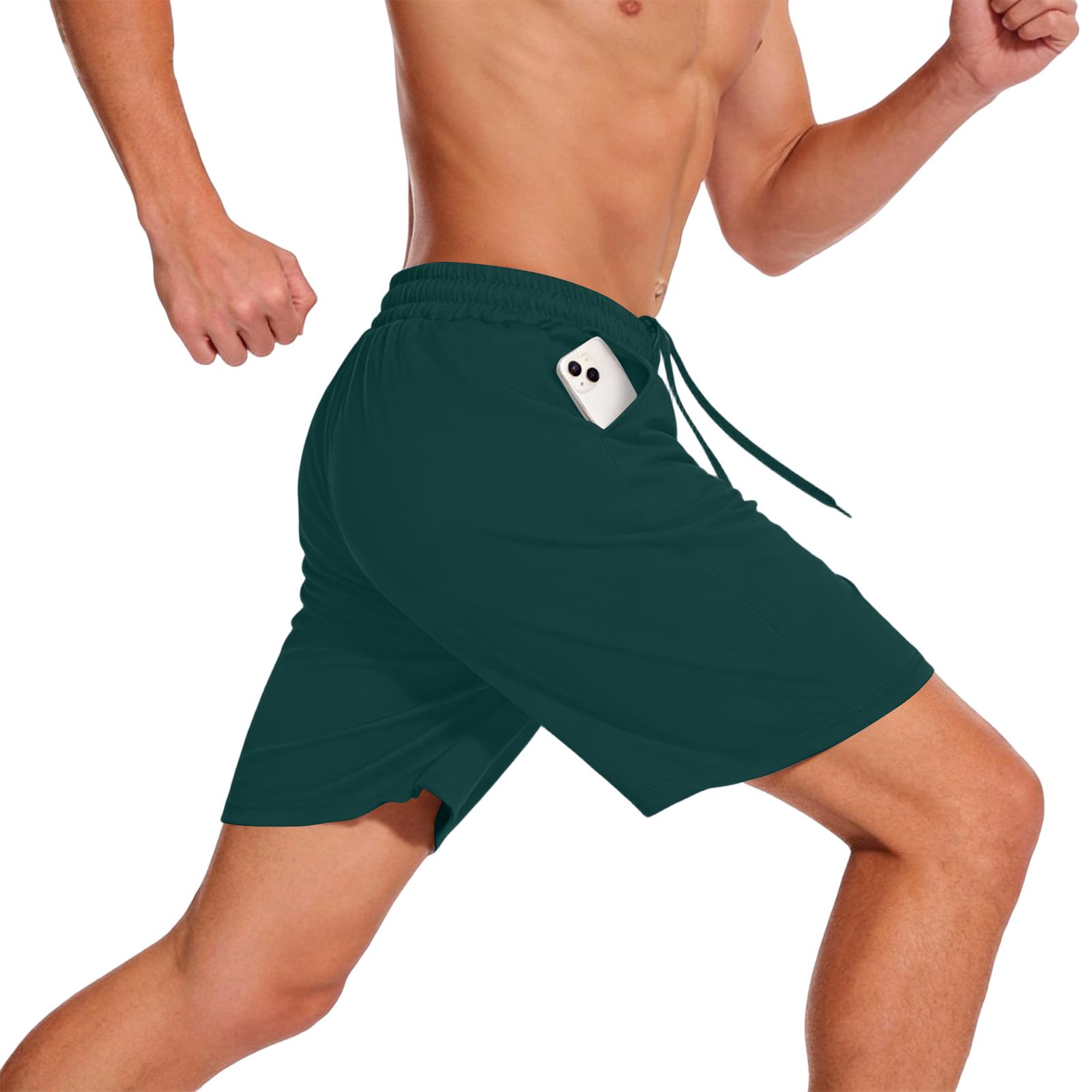 

Men s Quick-drying And Breathable Sports Shorts With Loose Fit, Casual , Pocket Design, Suitable For Outdoor Running, Training And Fitness. M