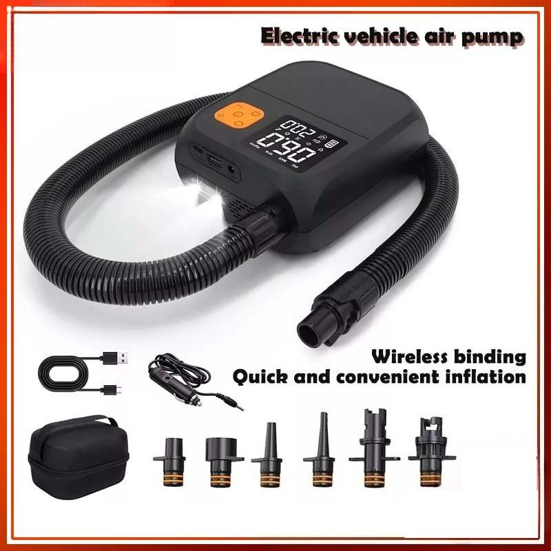 Outdoor Portable Electric Car Air Pump Intelligent Inflatable Outdoor Tent SUP Pulp Board Kayaking Wireless Air Pump