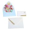 652F Artistic 3D Flower Greeting Card Intricate Hand Folded Designs Suitable for Birthdays, Festivals, and Expressing Thanks