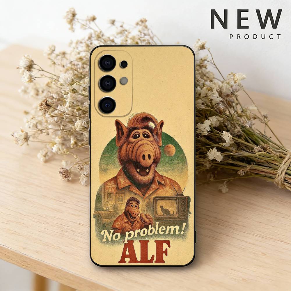 TV A-ALF  Phone Case For Samsung S26,25,24,23,22,21,20,30,Ultra,Plus,Fe,Lite Black Shell