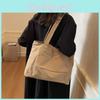 Chic Lightweight Tote Bag With Water-resistant Fabric Ideal For Autumn And Winter