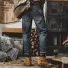 Spring and Autumn Men's Loose Casual Retro Straight Jeans