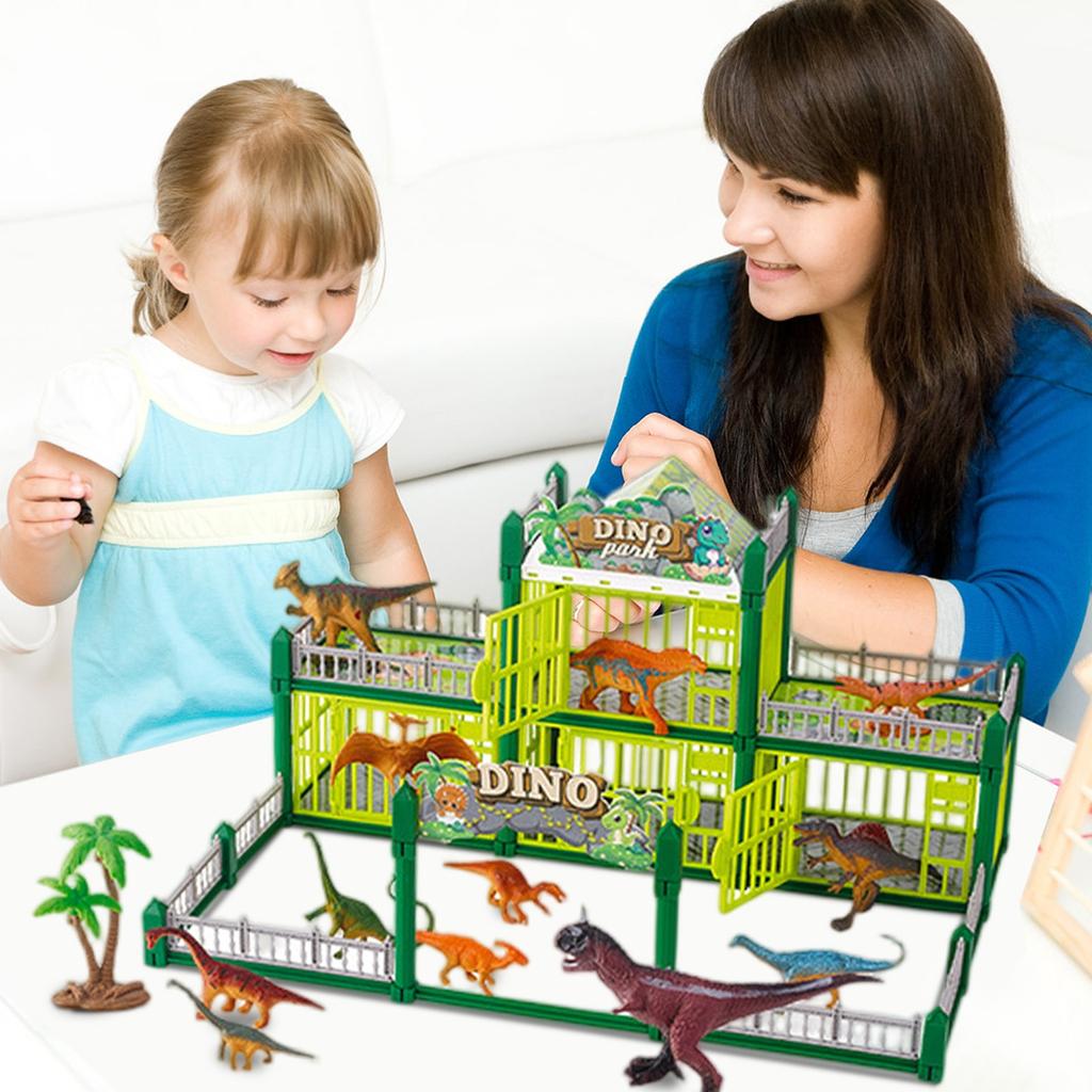 Simulated Dinosaur Garden Toys, Home Desktop Games, Parent Child Building Toys