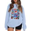 Women's Fashion Long-Sleeve Pullover Sweatshirt With Fun Movie-Themed Print