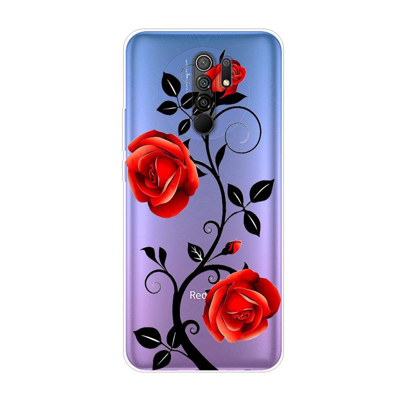 For Coque Redmi 9 Case Transparent Soft TPU silicon Phone Cover For Xiaomi Redmi 9 Case Redmi9 Clear Fundas For Redmi 9 6.53"