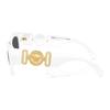 Versace Logo Design Square Sunglasses Unisex sunglasses White 0VE4479U-314/87