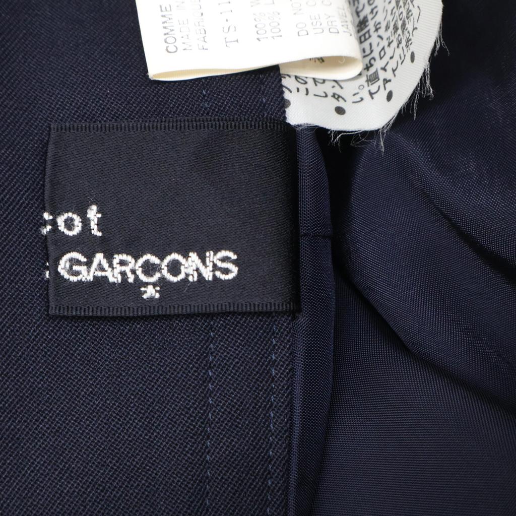 tricotCOMMEdesGARCONS Navy TS-11001M 100% Wool Skirt Skirt M NavyUsed