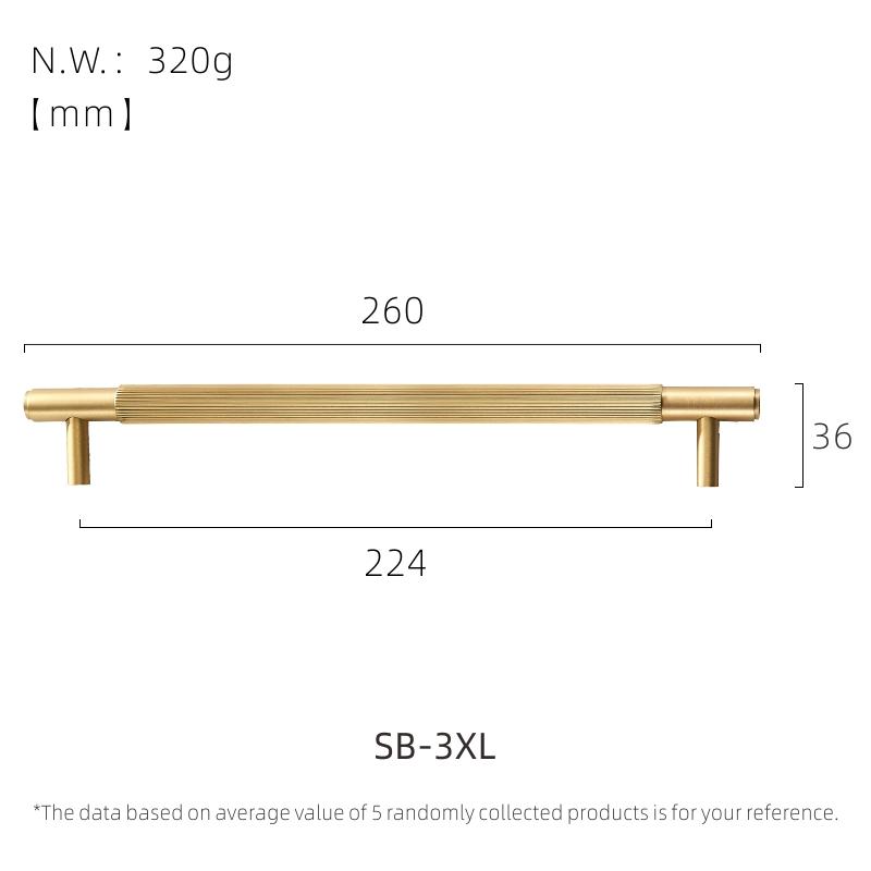 Dooroom Brass Stripe Furniture Handles Modern Brass Grey Wardrobe Dresser Cupboard Cabinet Drawer Shoe Box Wine Bar Pulls Knobs