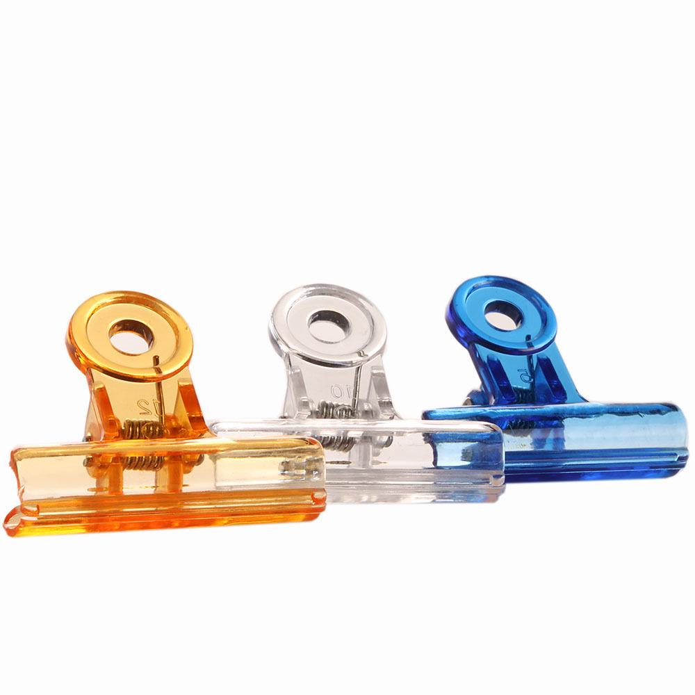Plastic Office Stationery Clips - Round Spring, Sealing & Document Binding Clips