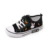 Cute Cartoon Low Top Breathable Casual Canvas Sneakers For Boys And Girls